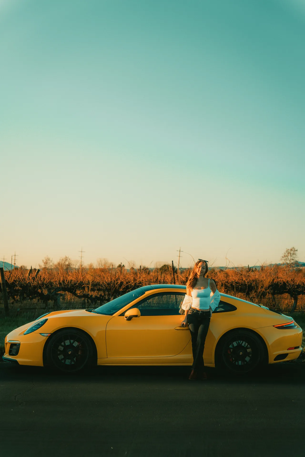 Porsche 911 Carrera photographed at Wine Country, 2025-12-29.