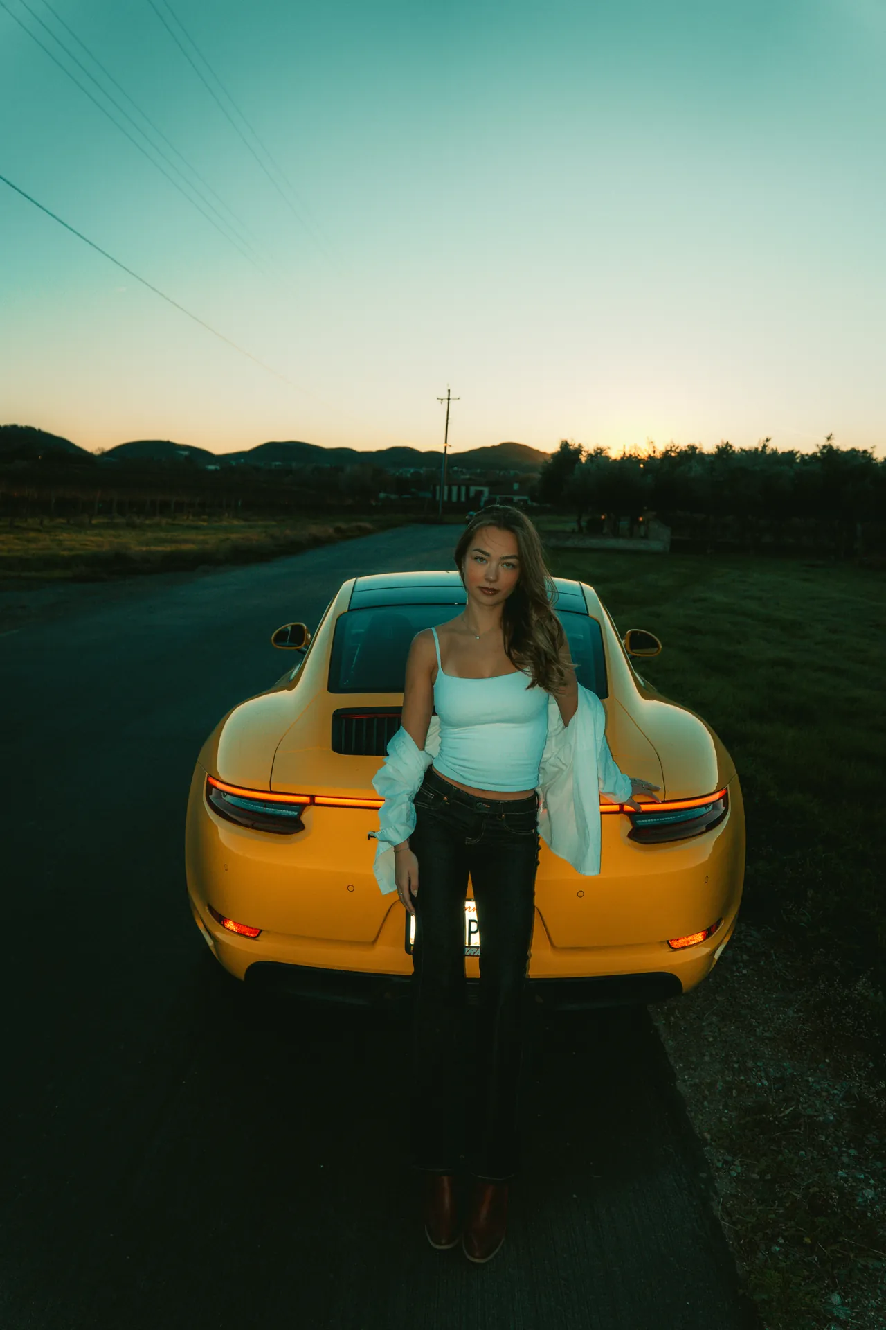Porsche 911 Carrera photographed at Wine Country, 2025-12-29.