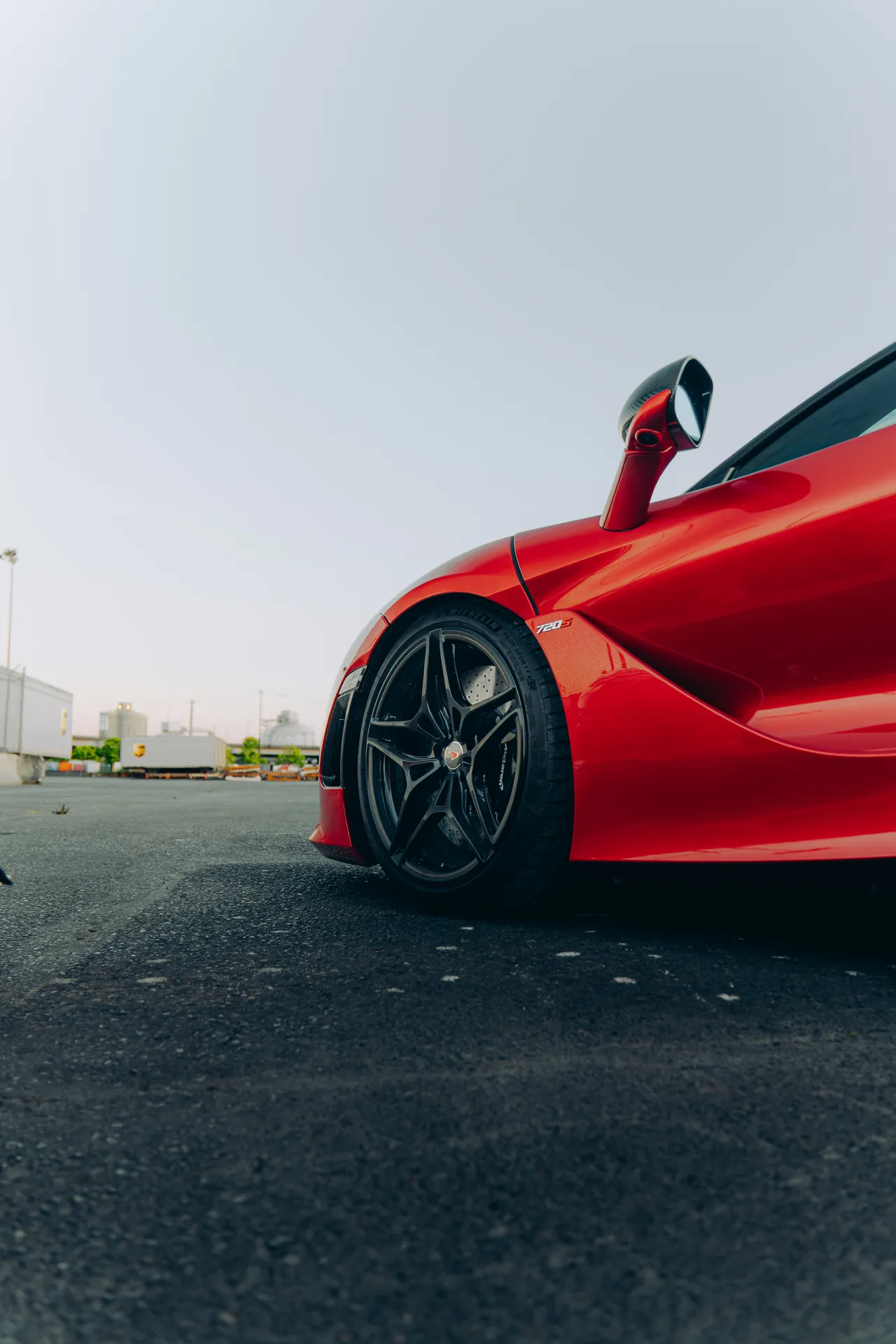 McLaren 720S and Ferrari photographed at Harbor Island, Seattle, 2025-05-05.