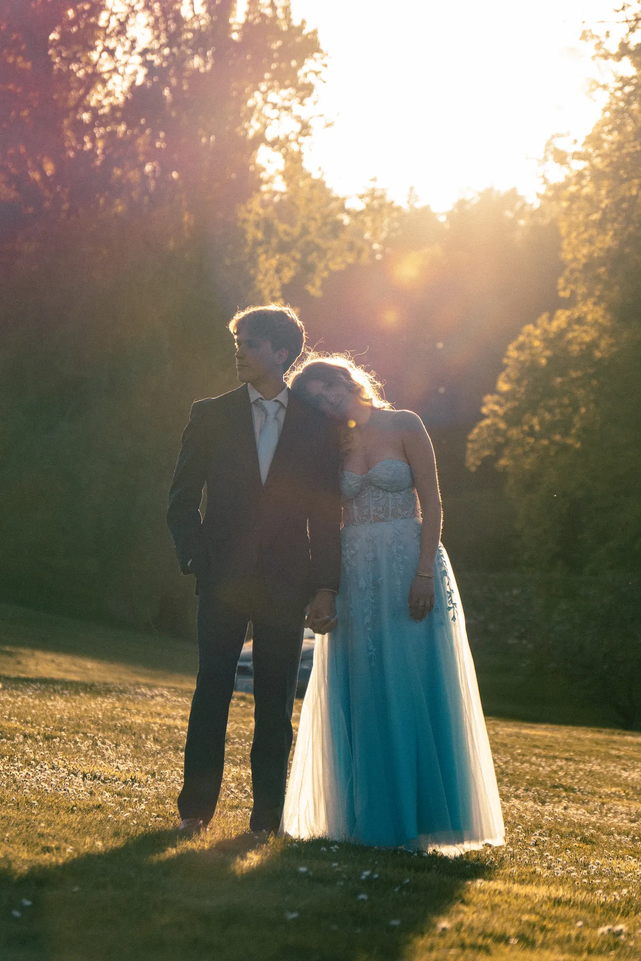Formal session photographed at Point Defiance Park, Tacoma, 2025-04-27.