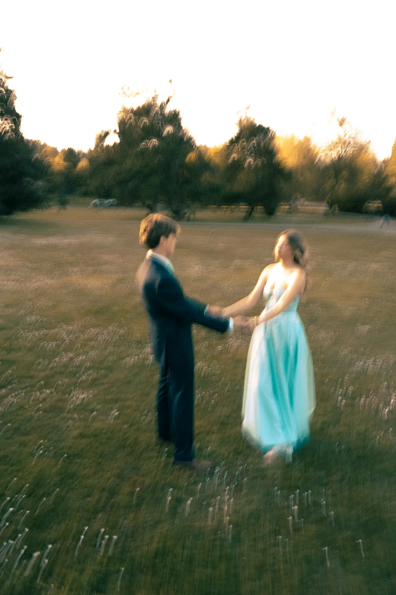 Formal session photographed at Point Defiance Park, Tacoma, 2025-04-27.