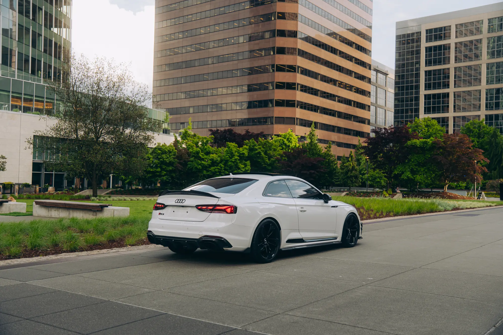 Audi RS5 photographed at Bellevue, Washington, 2026-05-20.