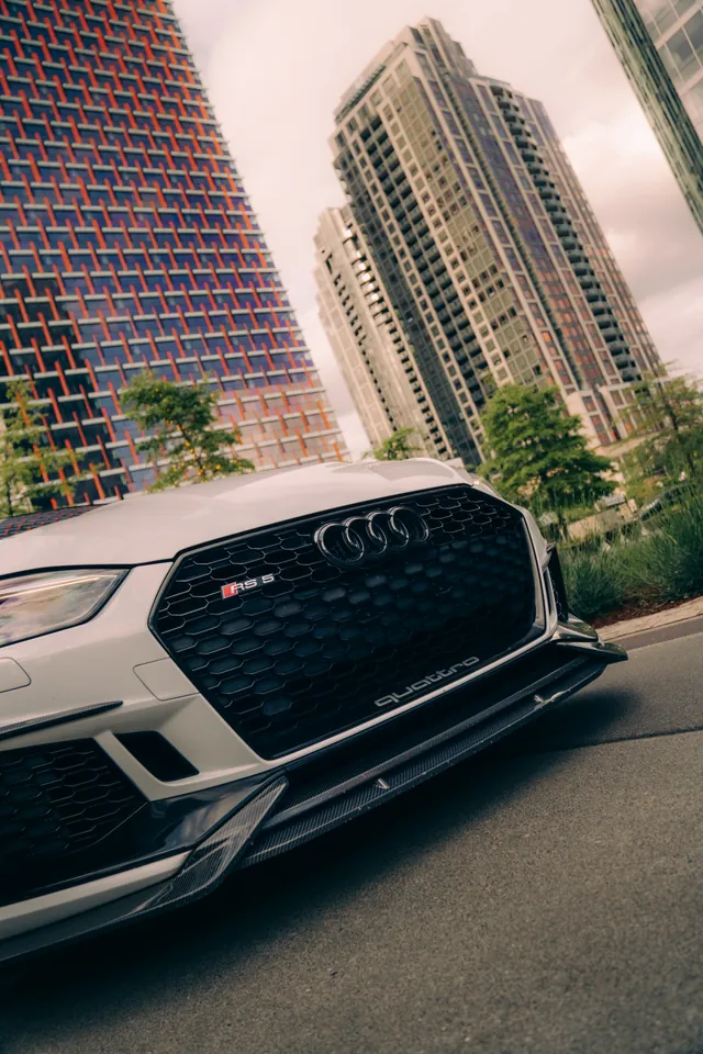 Audi RS5 photographed at Bellevue, Washington, 2026-05-20.